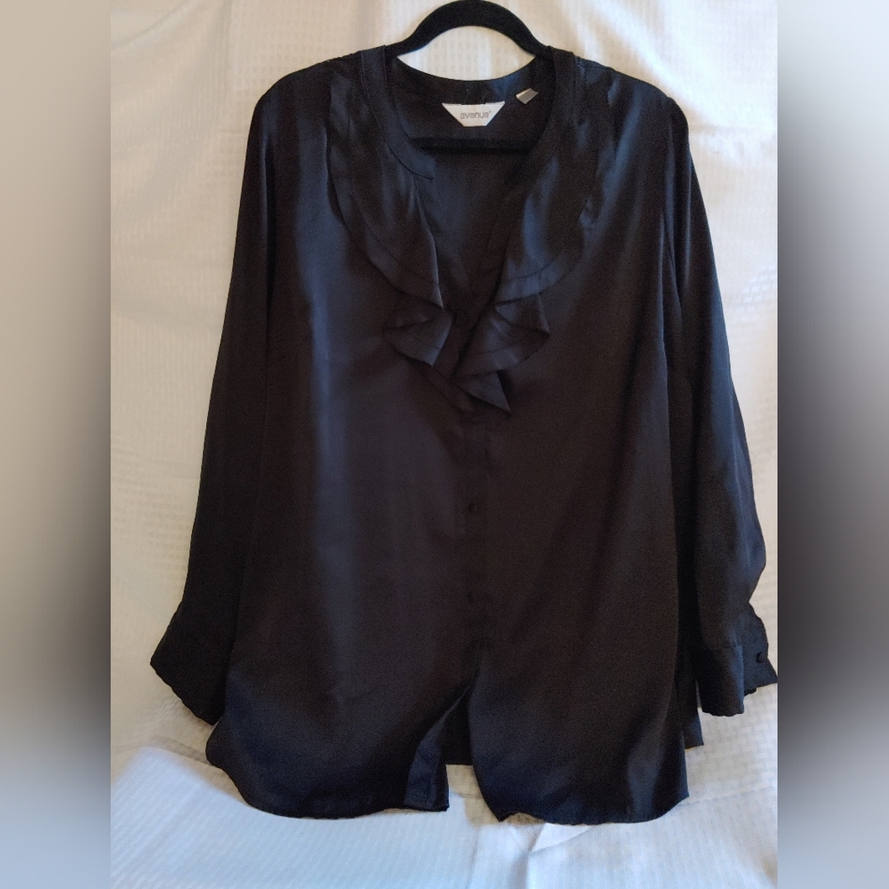 Avenue womens plus size dressy top